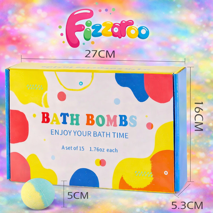 Fizzaroo™ Kids Bath Bombs – Colorful Fun Fizzy Bath Time Surprise